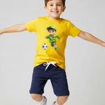 Printed Casual T-Shirt and Shorts Set