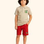 Unisex Little Explorer Polo & Shorts Set