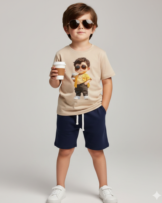 Unisex Graphic Printed T-shirt Shorts