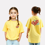 Girls Printed Extended Sleeves Oversized T-shirt
