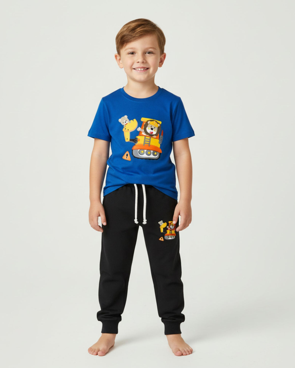 Little Champ Graphic Tee & Track