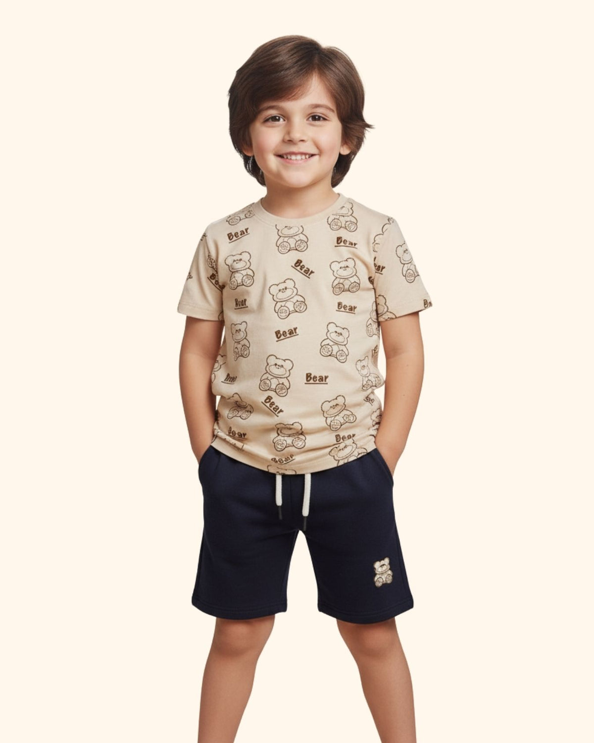 Little Hero T-Shirt Shorts Set