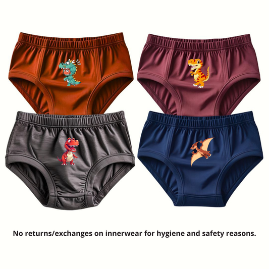 Pure Cotton Underwear Briefs Combo Pack Of 4