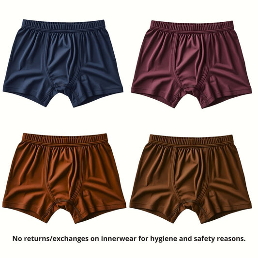 4-Pack Cotton Trunks for kids