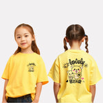 Girls Printed Extended Sleeves Oversized T-shirt
