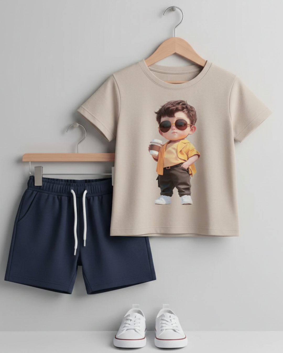 Unisex Graphic Printed T-shirt Shorts