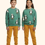 Cotton Sweatshirt and Track Pant Set