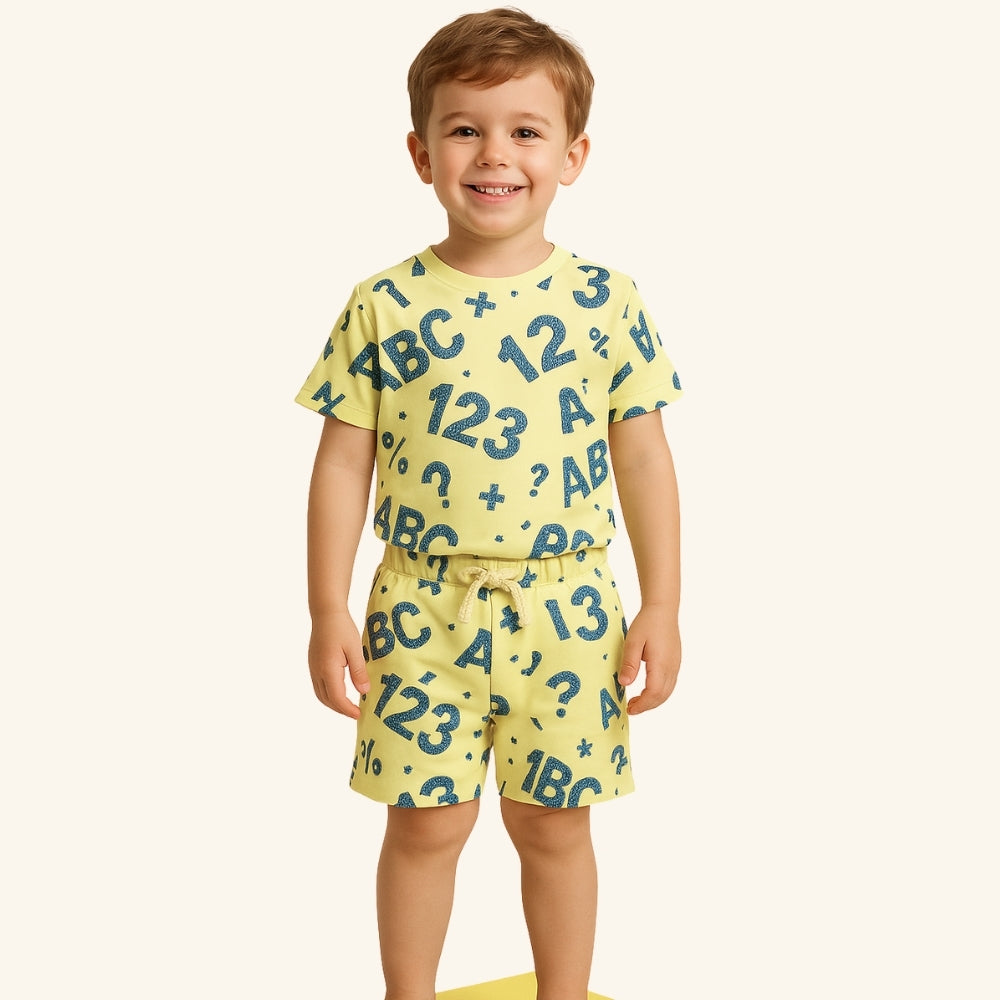 Unisex All-Over Print Shorts & Tee Combo