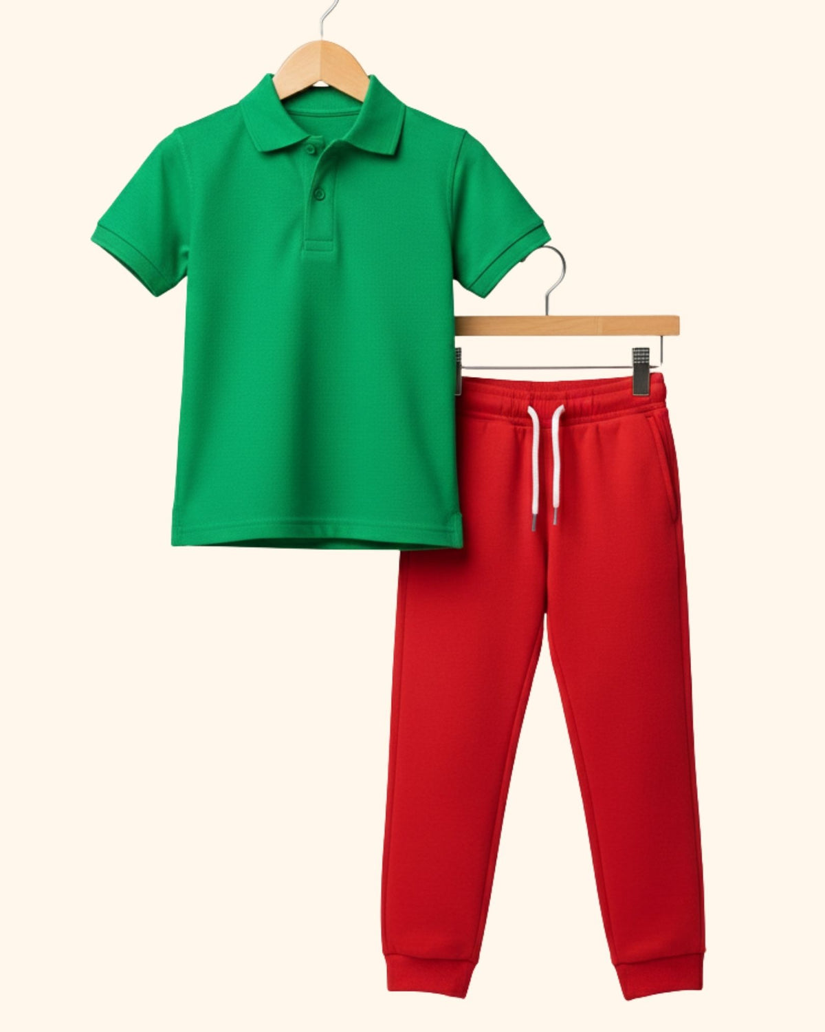 Unisex Polo T-Shirt with Track Pants