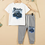 Casual Comfort Printed T-Shirt & Track Pant Sets