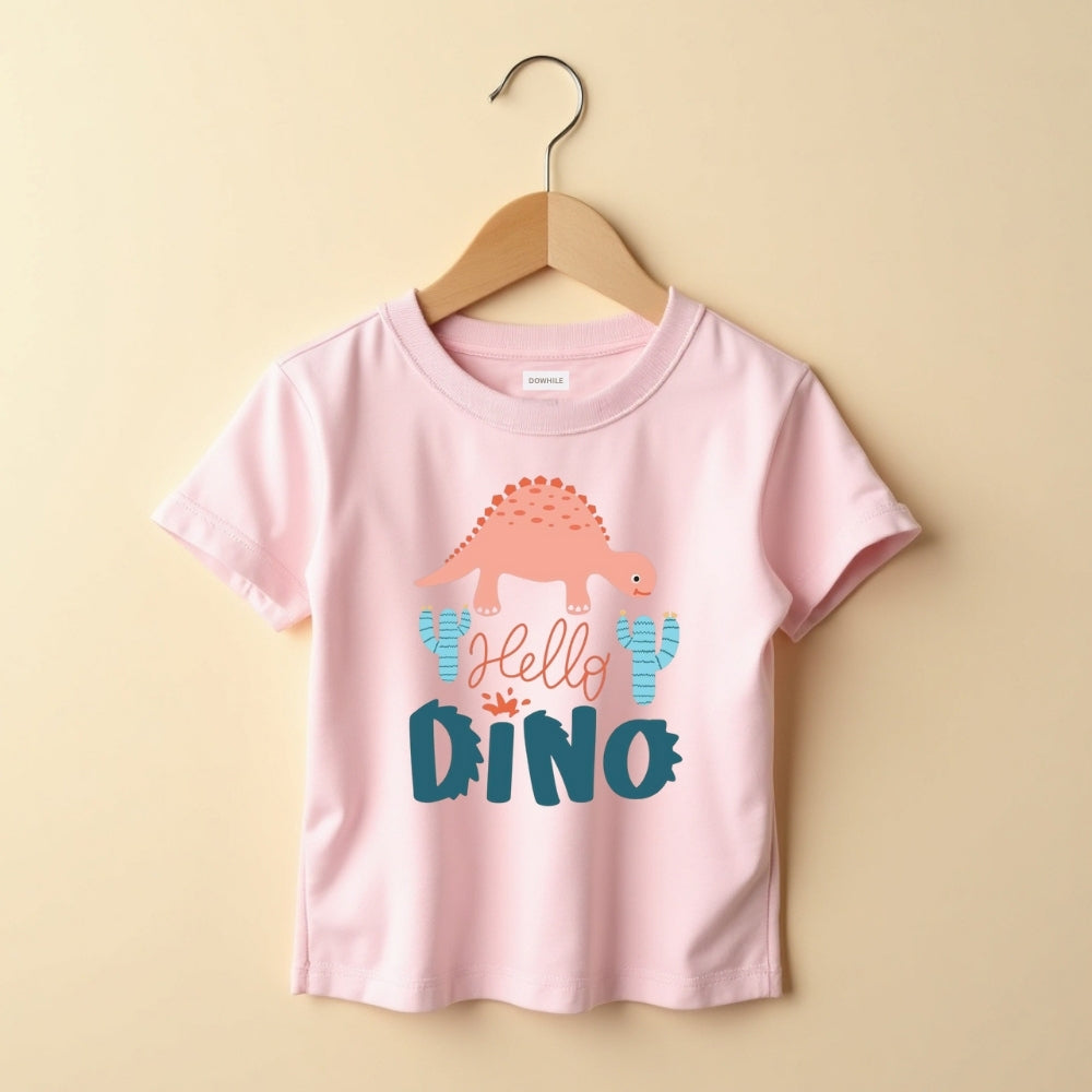 Classic T-Shirt with Track Pants - Pink & Navy