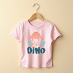 Classic T-Shirt with Track Pants - Pink & Navy