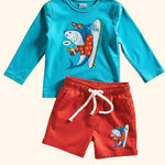 Little unisex Full Sleeve Tee Shorts