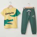 Kids Printed Tee & Track