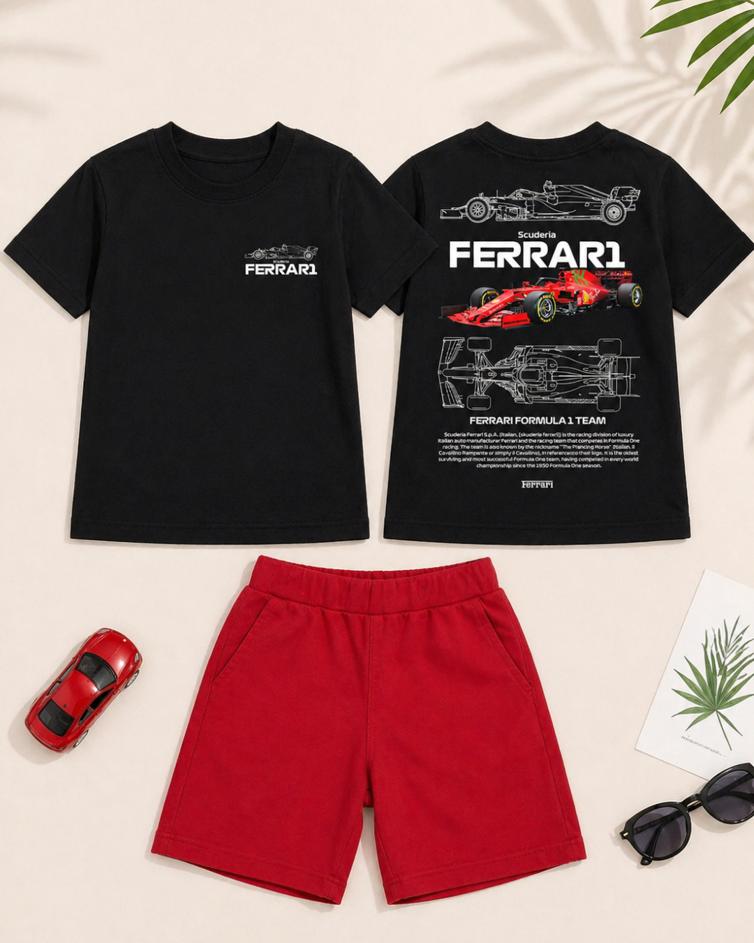 Kids Unisex Tshirt and Shorts Set