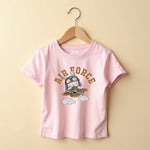 Classic T-Shirt with Track Pants - Pink & Mint green