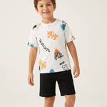 Kids Unisex Tshirt and Shorts Set