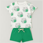Kids Matching T-Shirt Shorts Outfit (Printed)
