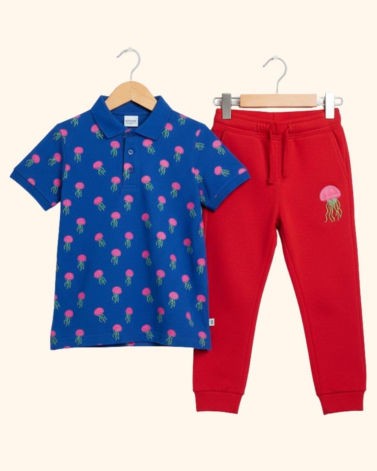 Unisex Polo and Track Wear Set