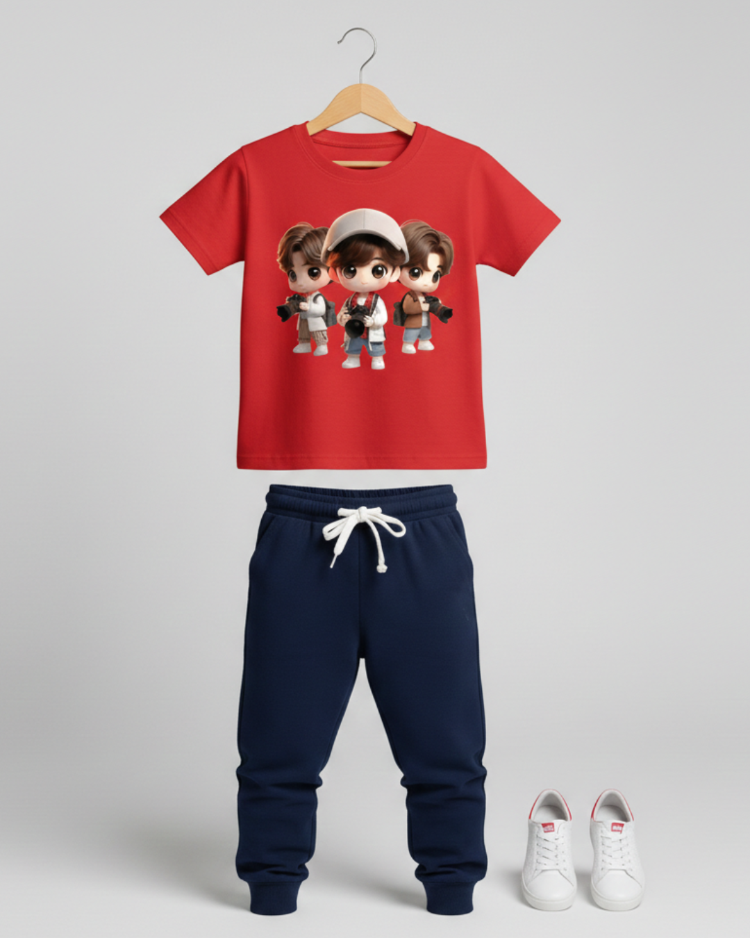 Printed T-shirt with Trackpant