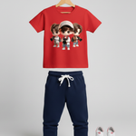 Printed T-shirt with Trackpant