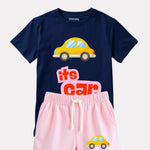 Cool & Classic – T-Shirt with Matching Shorts for Girls