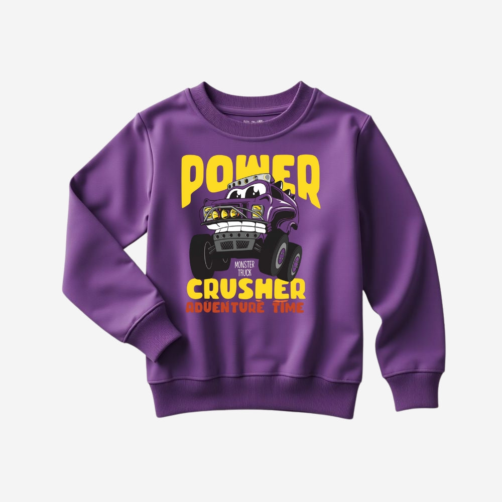 Comfort Kids Printed Sweatshirt & Pants Set