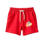 Boys Printed T-shirt with Shorts Cotton Set