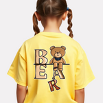 Girls Printed Extended Sleeves Oversized  T-shirt
