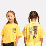 Girls Printed Extended Sleeves Oversized  T-shirt