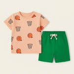 Unisex All-Over Print Shorts & Tee Combo