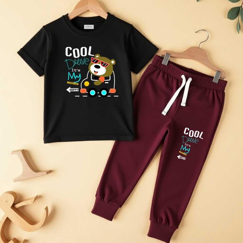Kids Outfit – T-Shirt & Track Pants Combo