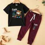 Kids Outfit – T-Shirt & Track Pants Combo