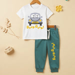 Casual Comfort Printed T-Shirt & Track Sets