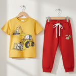 Kids Printed Tee & Track