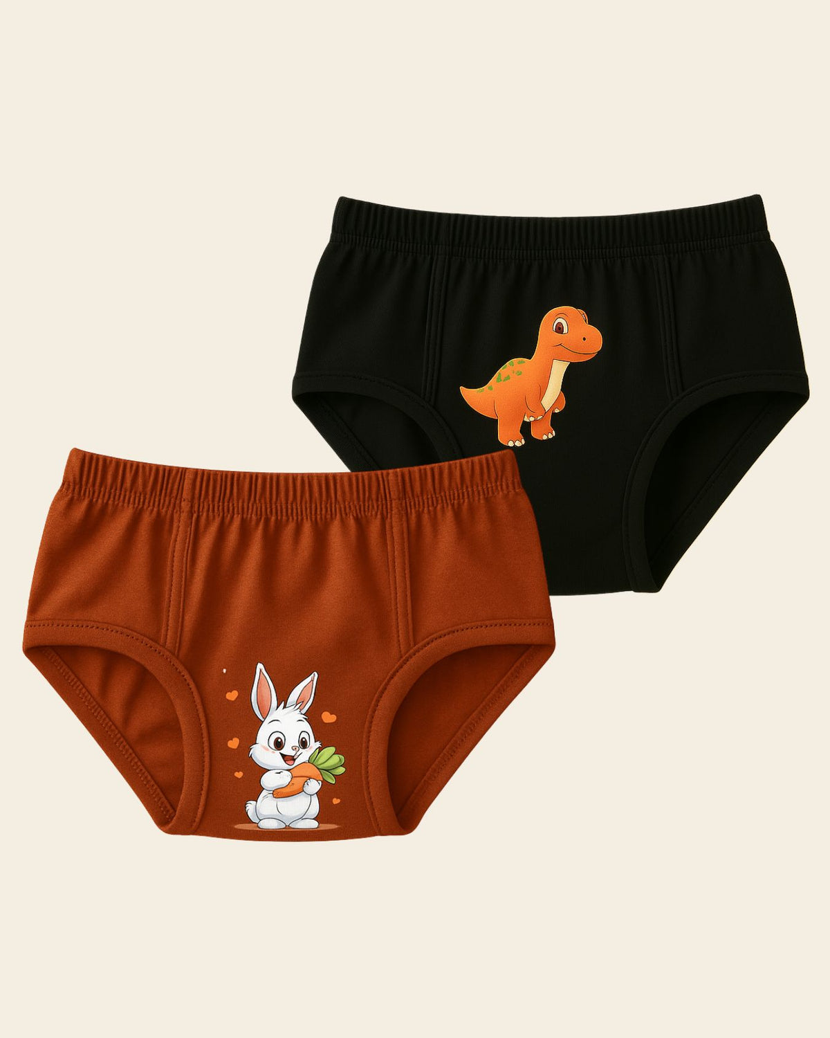 Kids Briefs Soft Cotton Underwear Combo Pack of 2