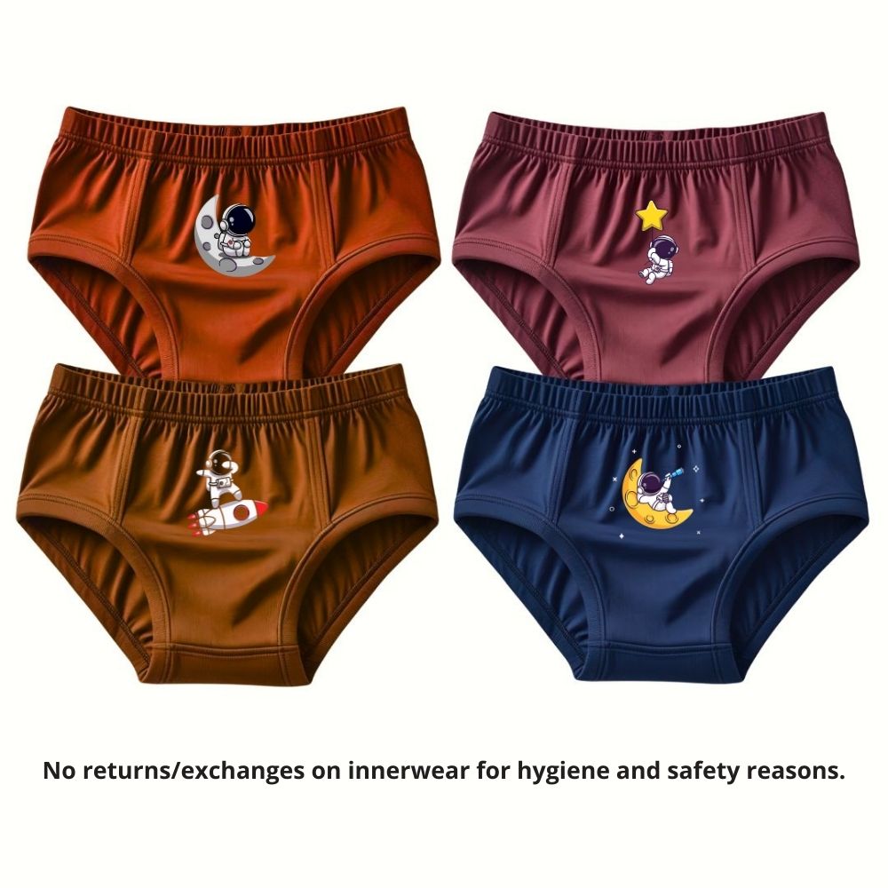 Pure Cotton Underwear Briefs Combo Pack Of 4