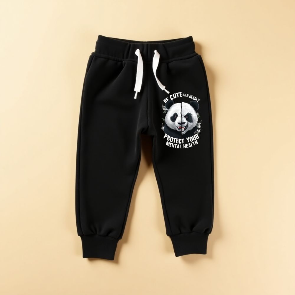 Comfy Printed Hoodie and Pant Duo Black Set