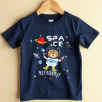 Kids Printed T-Shirt & Track Pants Set