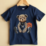 Kids Printed T-Shirt & Track Pants Set