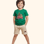 Happy Vibes printed Kids Set