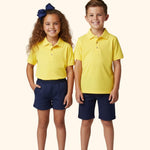 Unisex Kids Polo Tee with Shorts