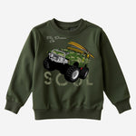 Comfort Kids Printed Sweatshirt & Pants Set