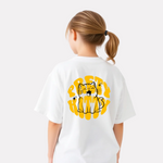 Girls Printed Extended Sleeves Oversized T-shirt