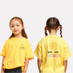 Girls Printed Extended Sleeves Oversized T-shirt