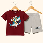 Happy Vibes printed Kids Set