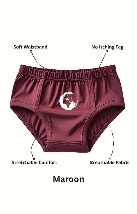 Pure Cotton Underwear Briefs Combo Pack Of 4