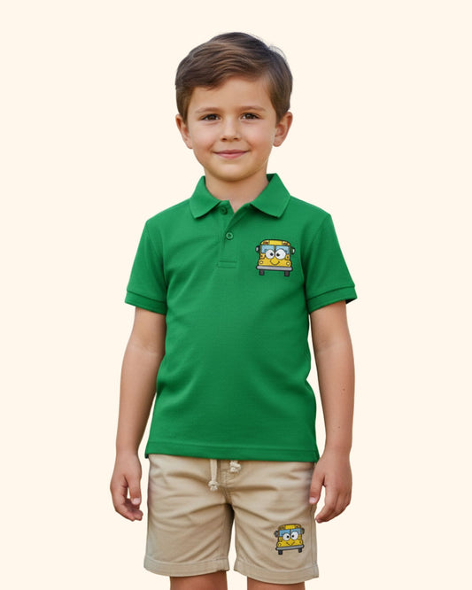 Unisex CoolFit Polo Shorts Set