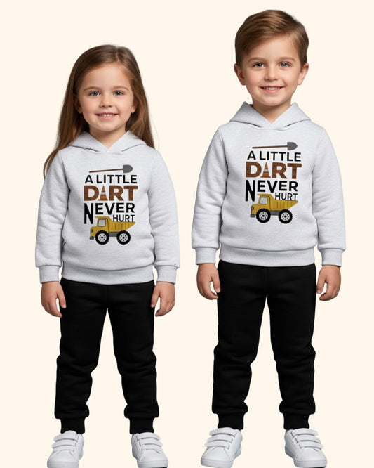 Hooded Sweatshirt with Pants Set