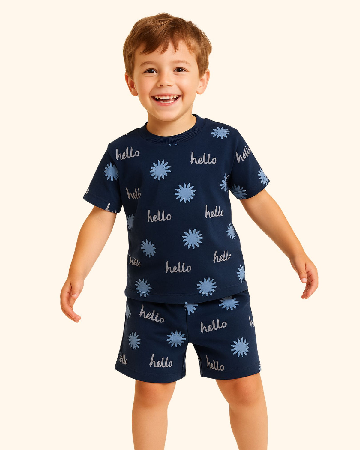 Little Champ Graphic Tee & Shorts